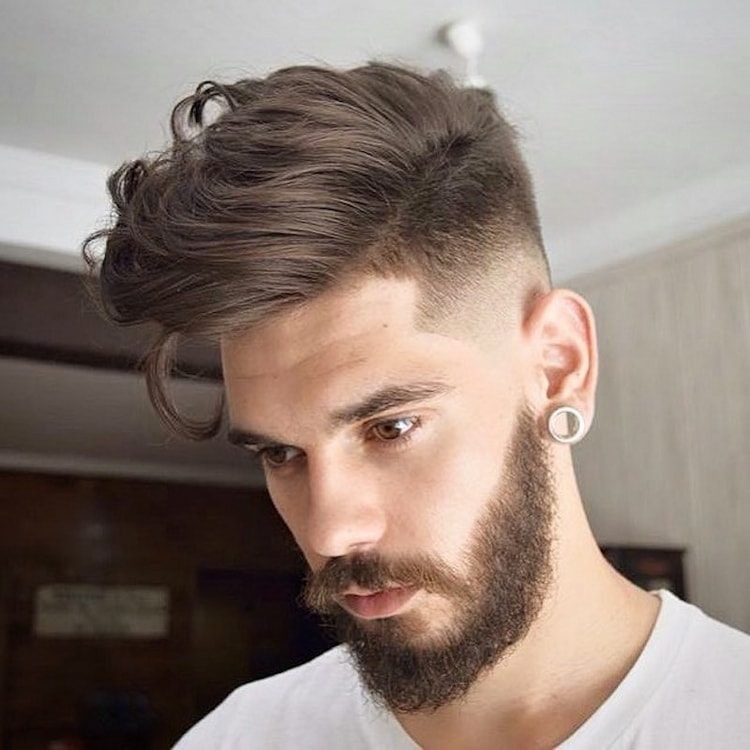 Модные стрижки 2017 фото на средние волосы с челкой для мужчин