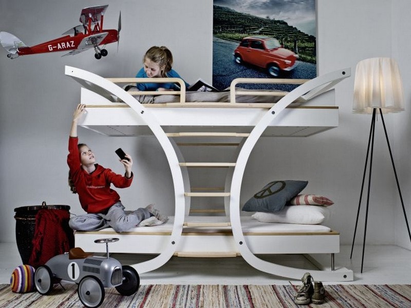 Детские двухъярусные кровати: фотографии самых популярных моделей из каталога