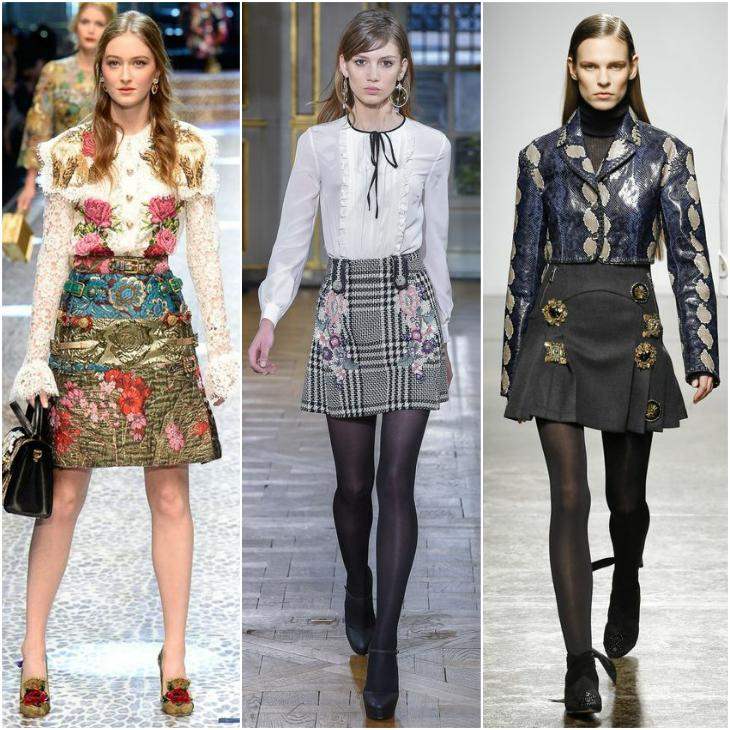 Юбки осень года модные тенденции