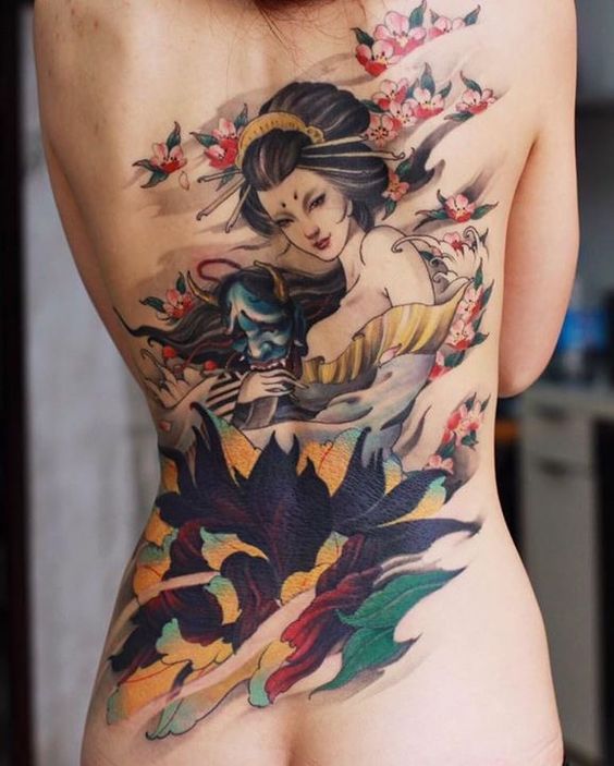 Женские татуировки фото пояснице