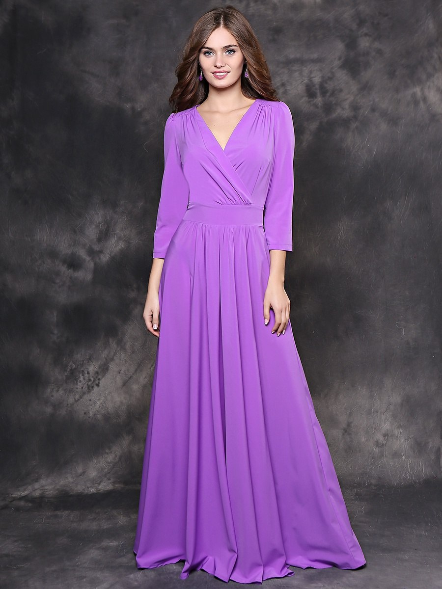 Платье фиолетовое