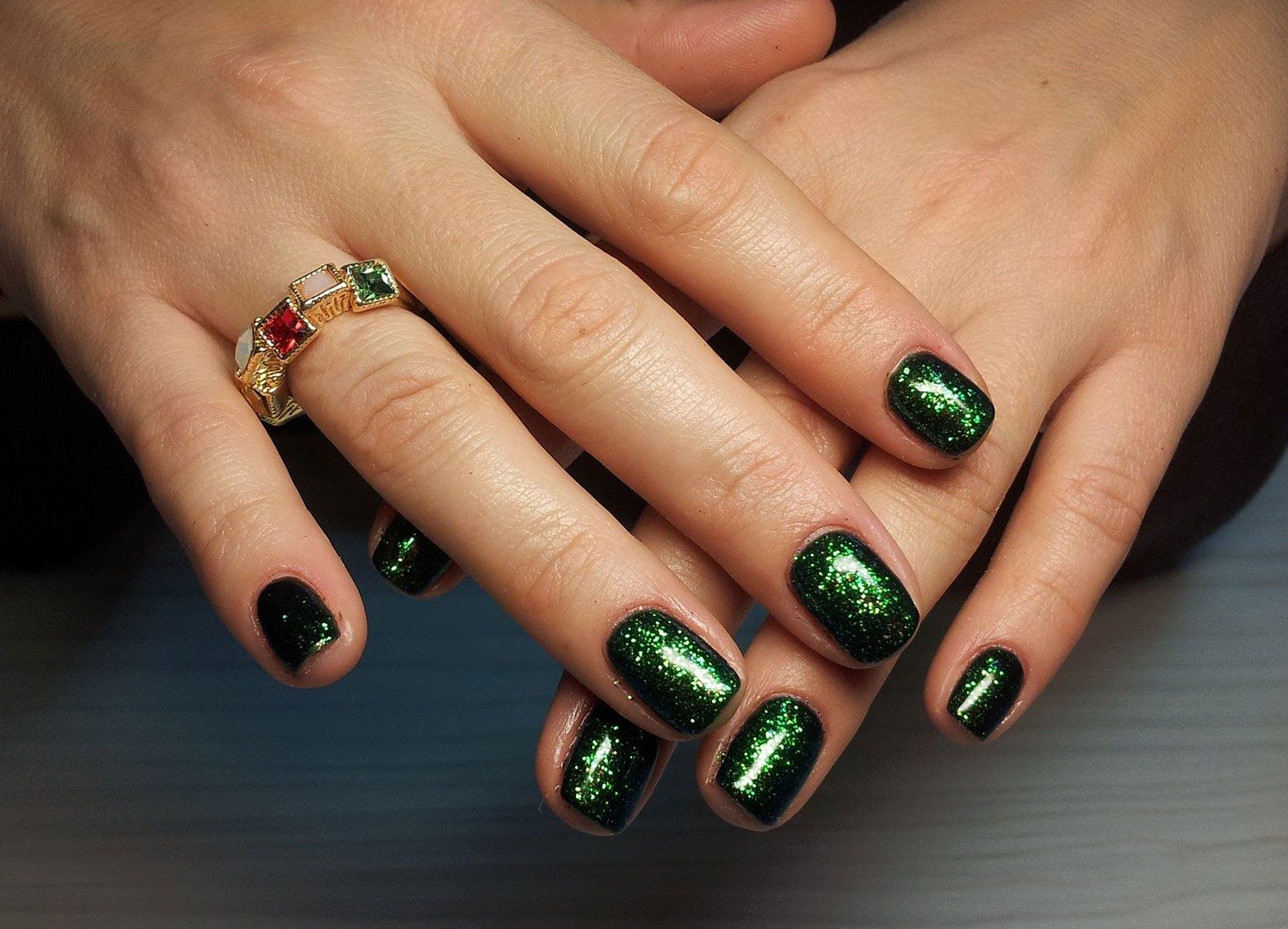 Фото зеленые ногти дизайн