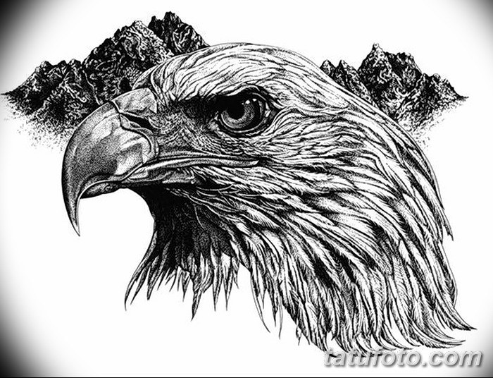 Тату “орел”: Эффектные рисунки птицы на теле