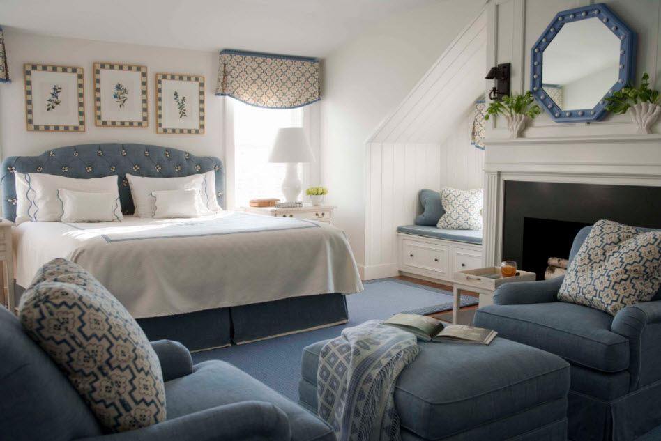 Уютный интерьер спальни в двух цветах: актуальные идеи на фото