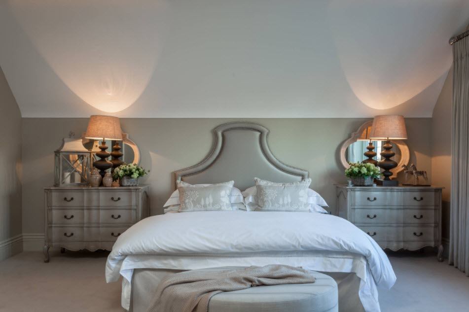 Уютный интерьер спальни в двух цветах: актуальные идеи на фото