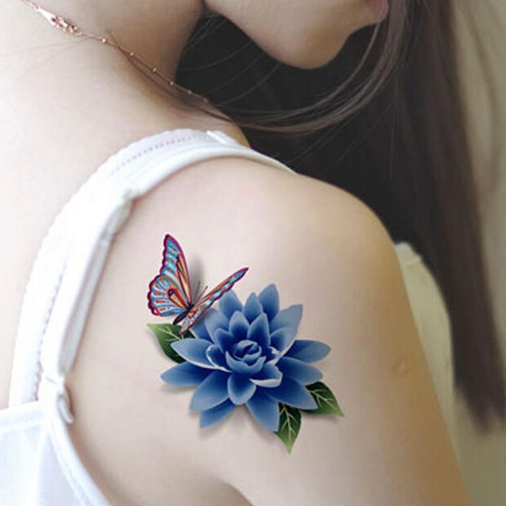 Татуировки женские цветы