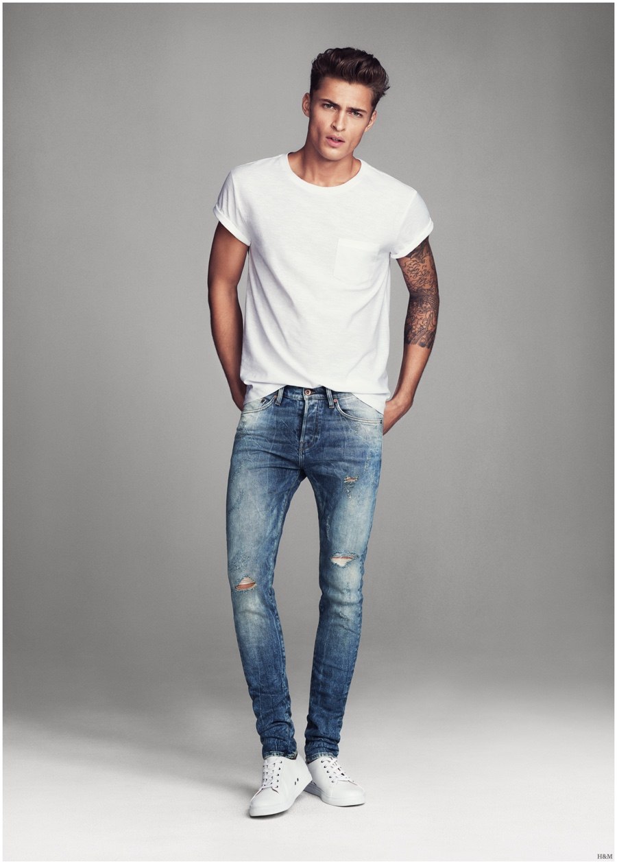 Стильные мужские джинсы 2018: 70 модных деним-образов сезона