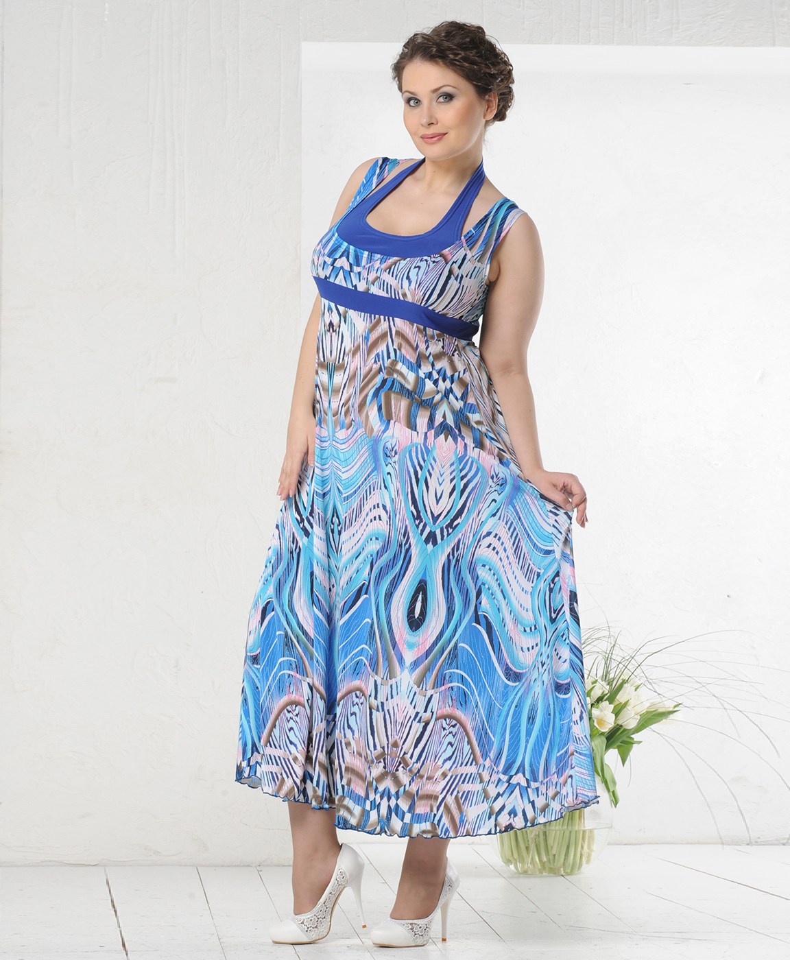 Модные летние платья для полных: 70 лучших идей для пышных дам