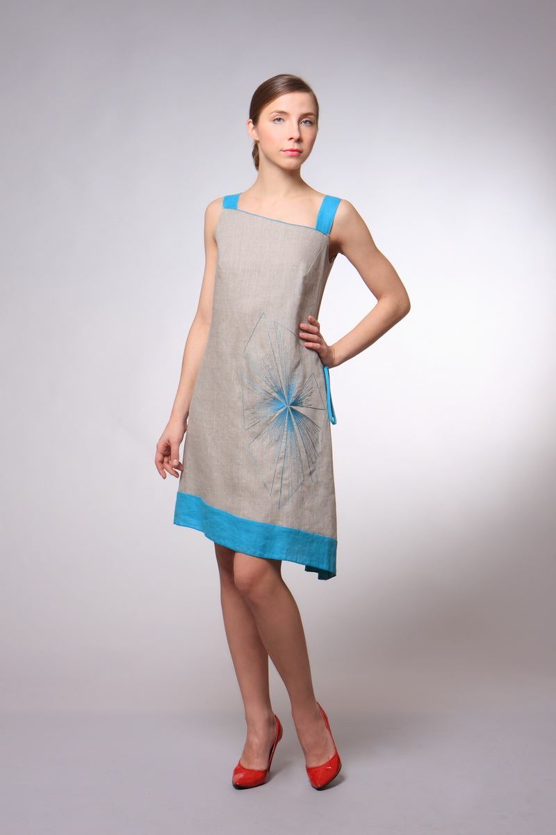 Платья из льна модели фасоны