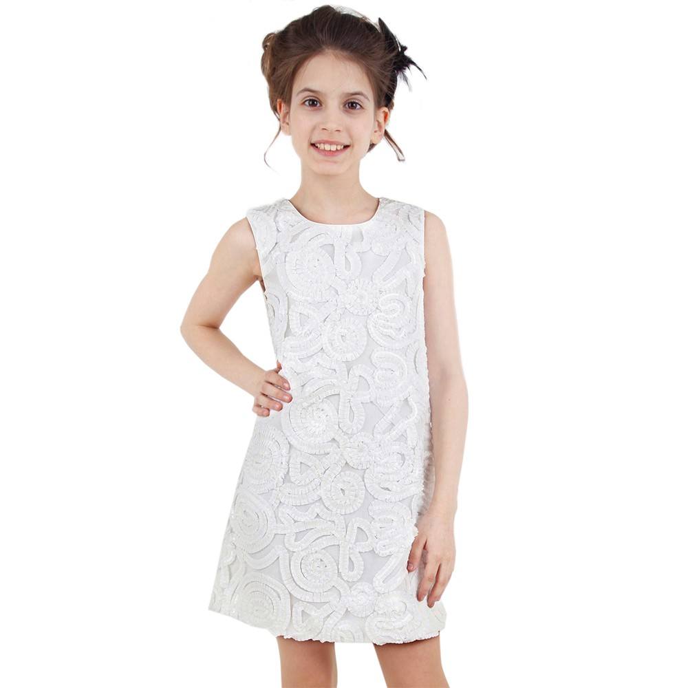 Белые платья для девочек 10 лет