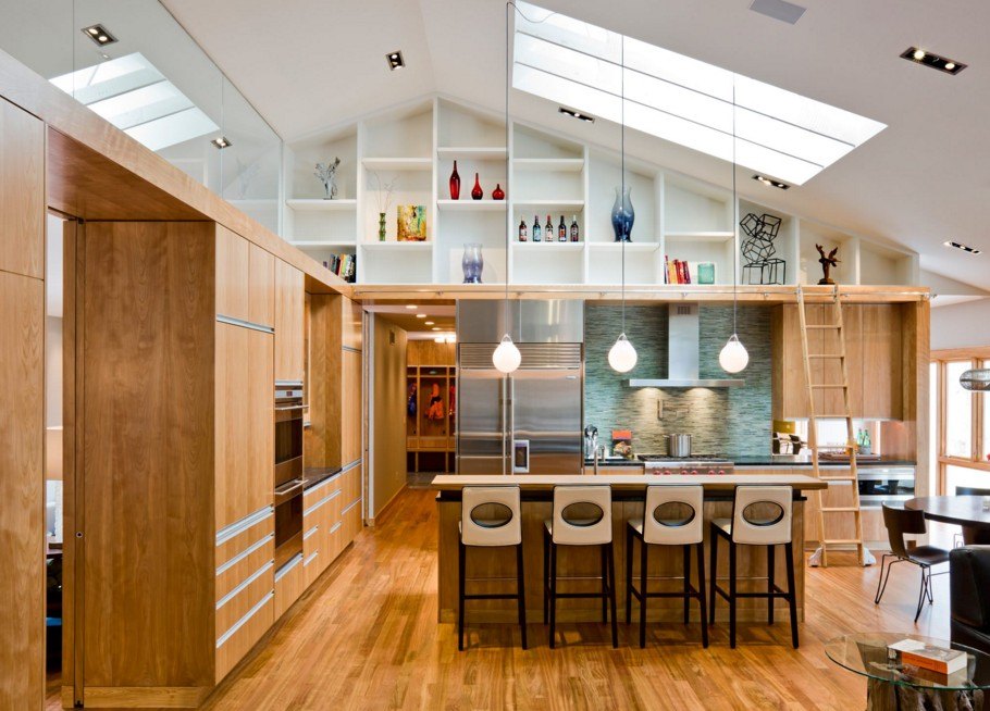 Натяжной потолок на кухне: современная отделка, преимущества и недостатки, фото удачных примеров