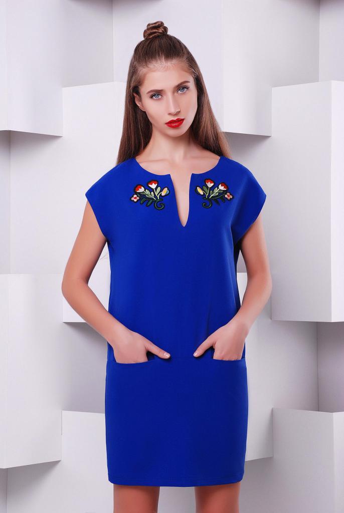 70 изумительных синих платьев: как выбрать и с чем носить