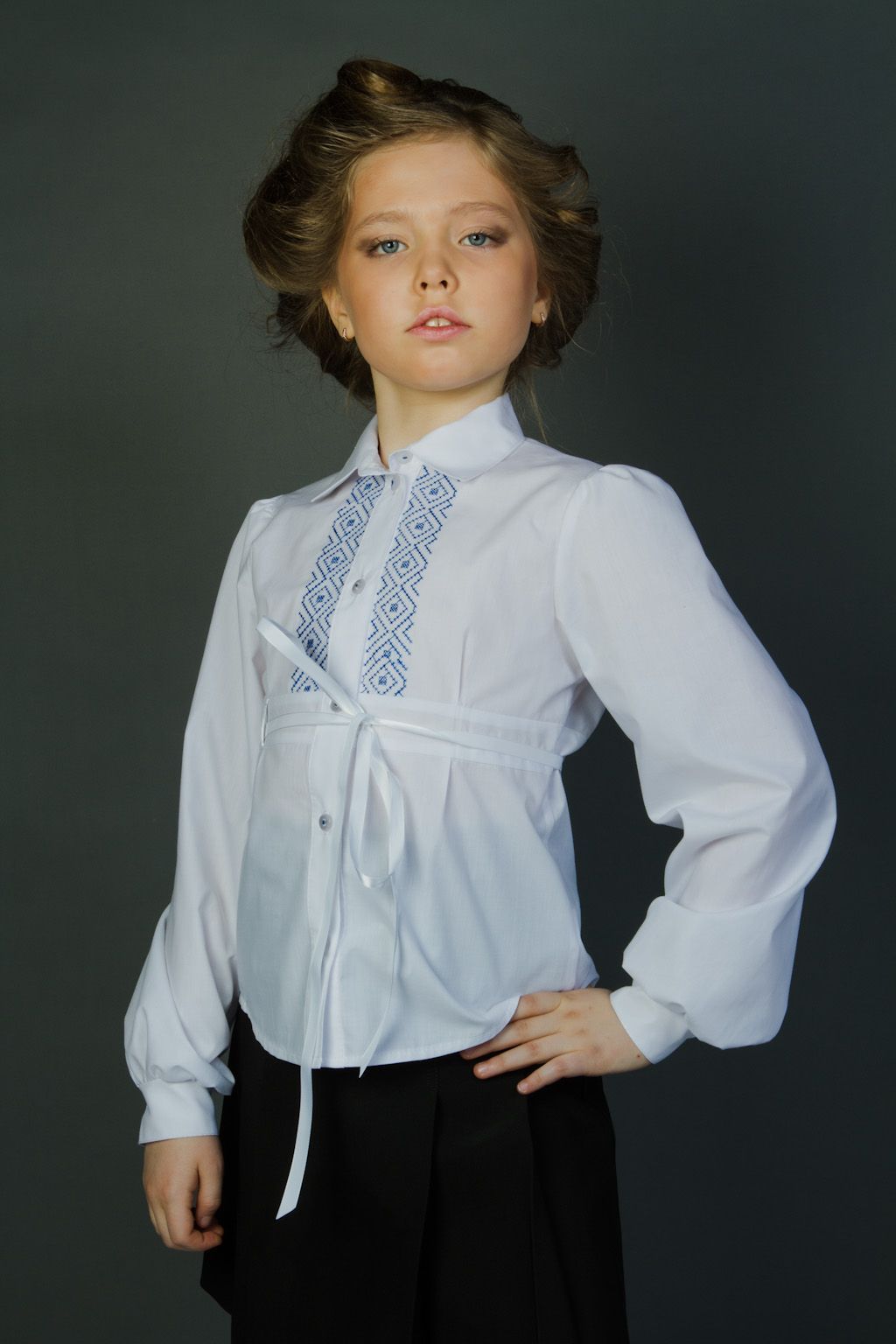 Блузка Школьная для девочек