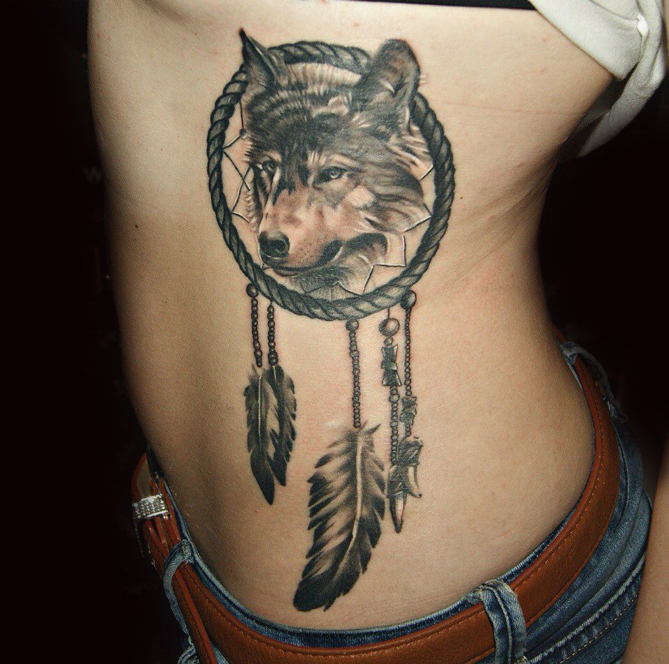 Татуировки для девушек ловец снов эскизы