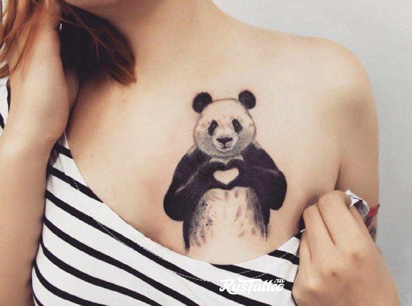 Переводные тату Miami Tattoos Panda (mini)