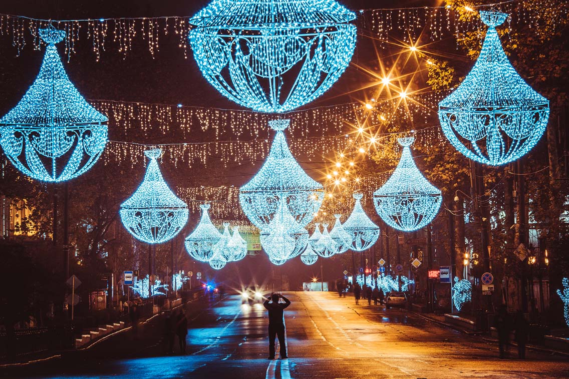 Колоритное празднование Нового года 2019 и Рождества в Грузии