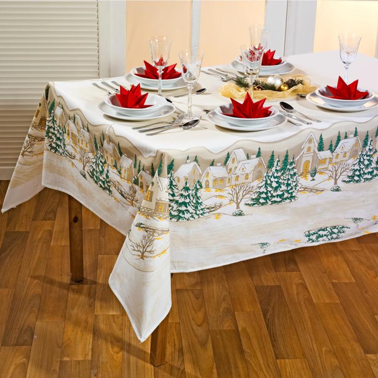Скатерть на стол праздничная фото