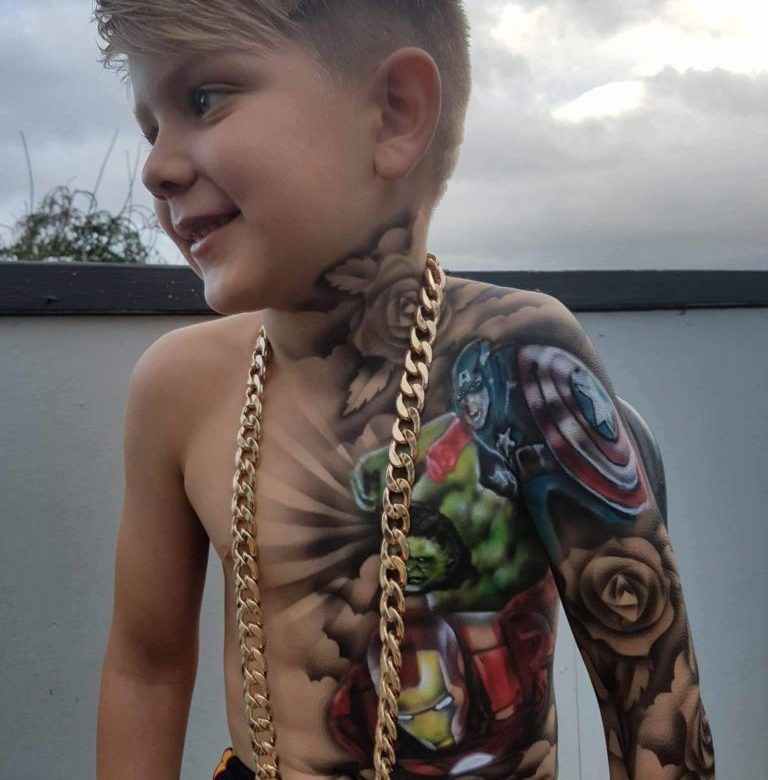 Детские татуировки: где купить, как сделать, оригинальные варианты на фото