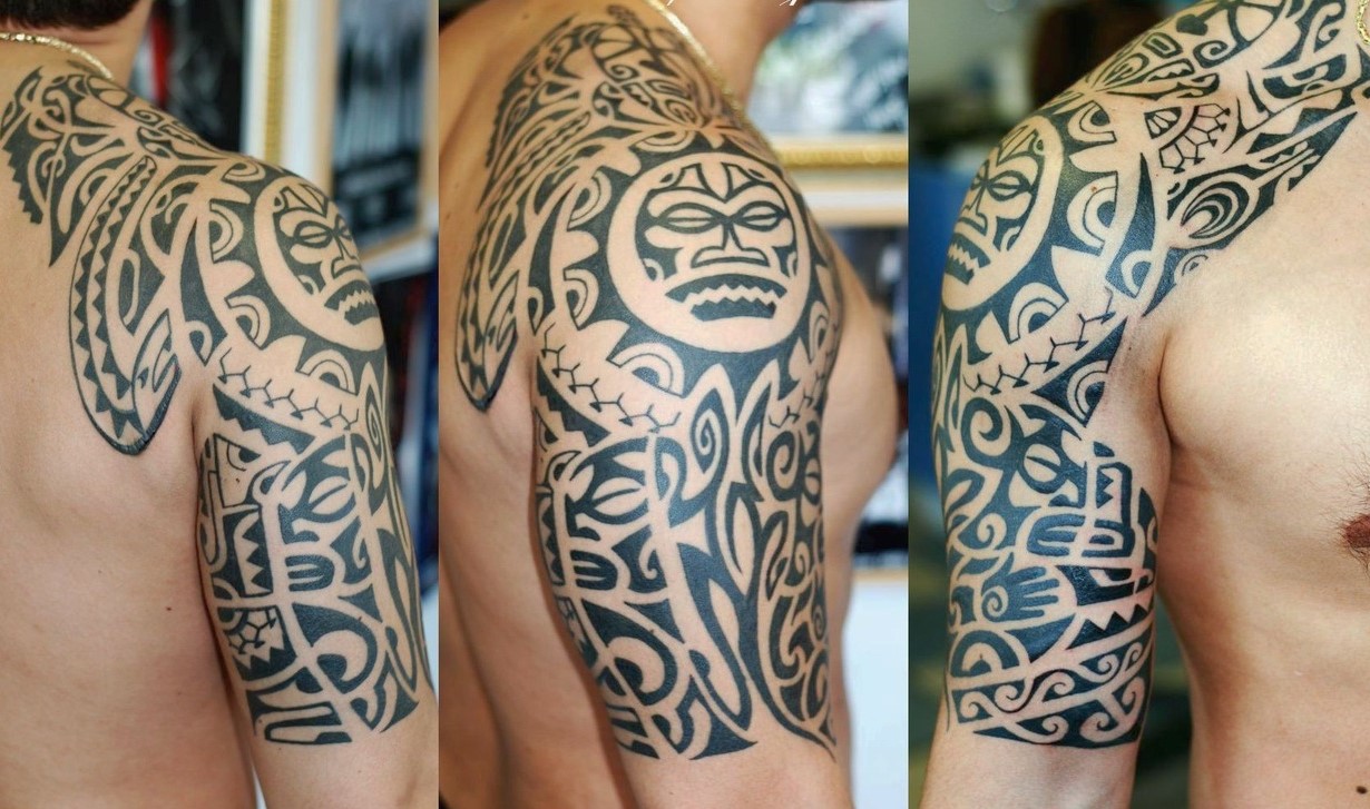 Особенности и значение татуировок в стиле полинезия