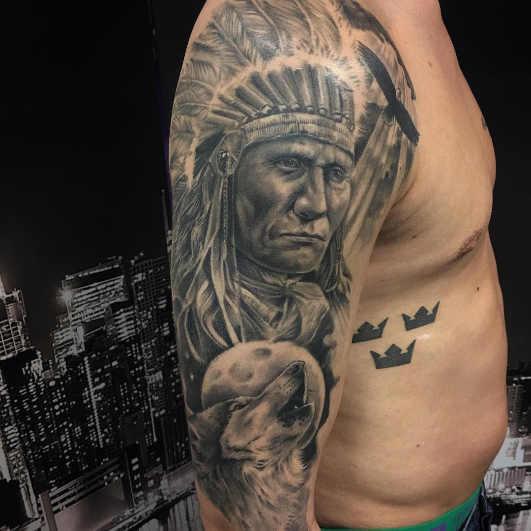 Татуировки индейцев Северной Америки (74 фото)