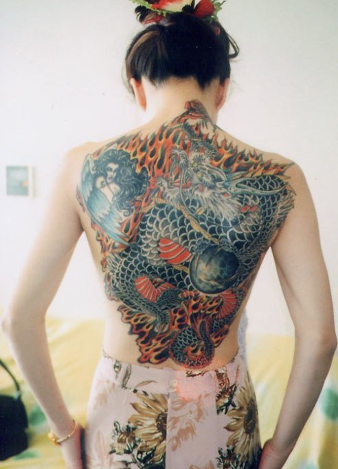 Эффектные японские тату: история, особенности, эскизы, значения
