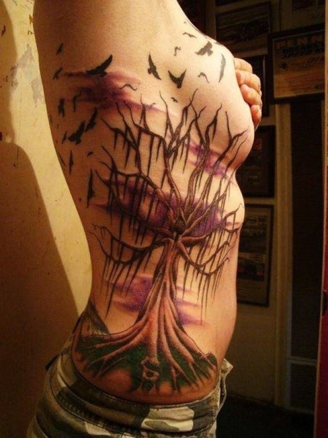 Татуировки маскирующие шрамы