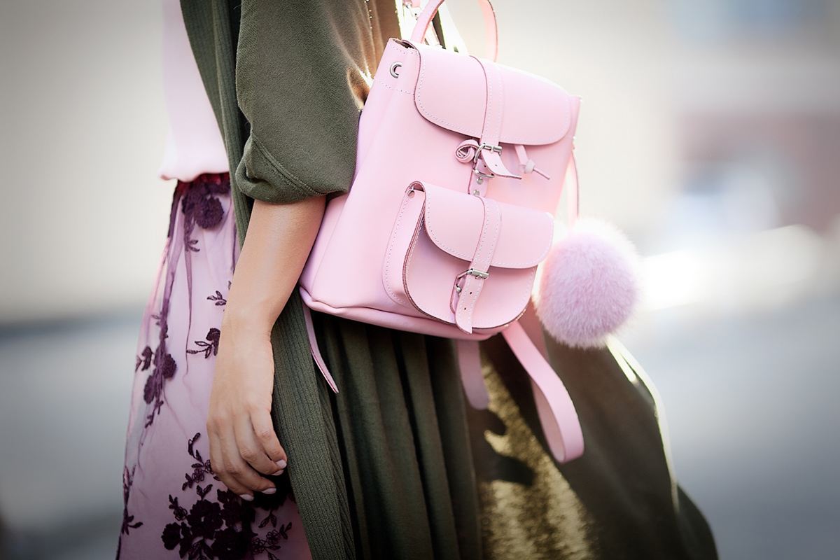 Модные женские рюкзаки: 70 стильных аксессуаров и принтов