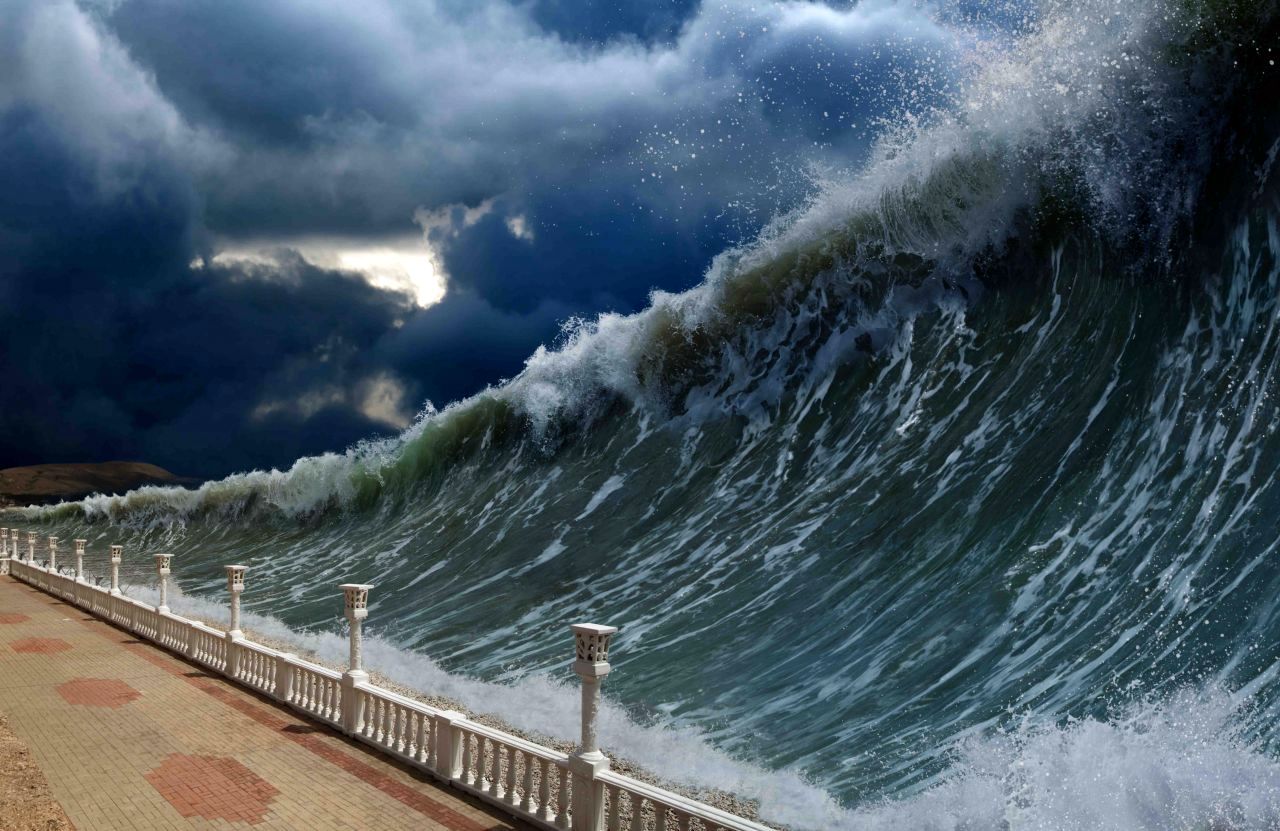 цунами фото настоящее