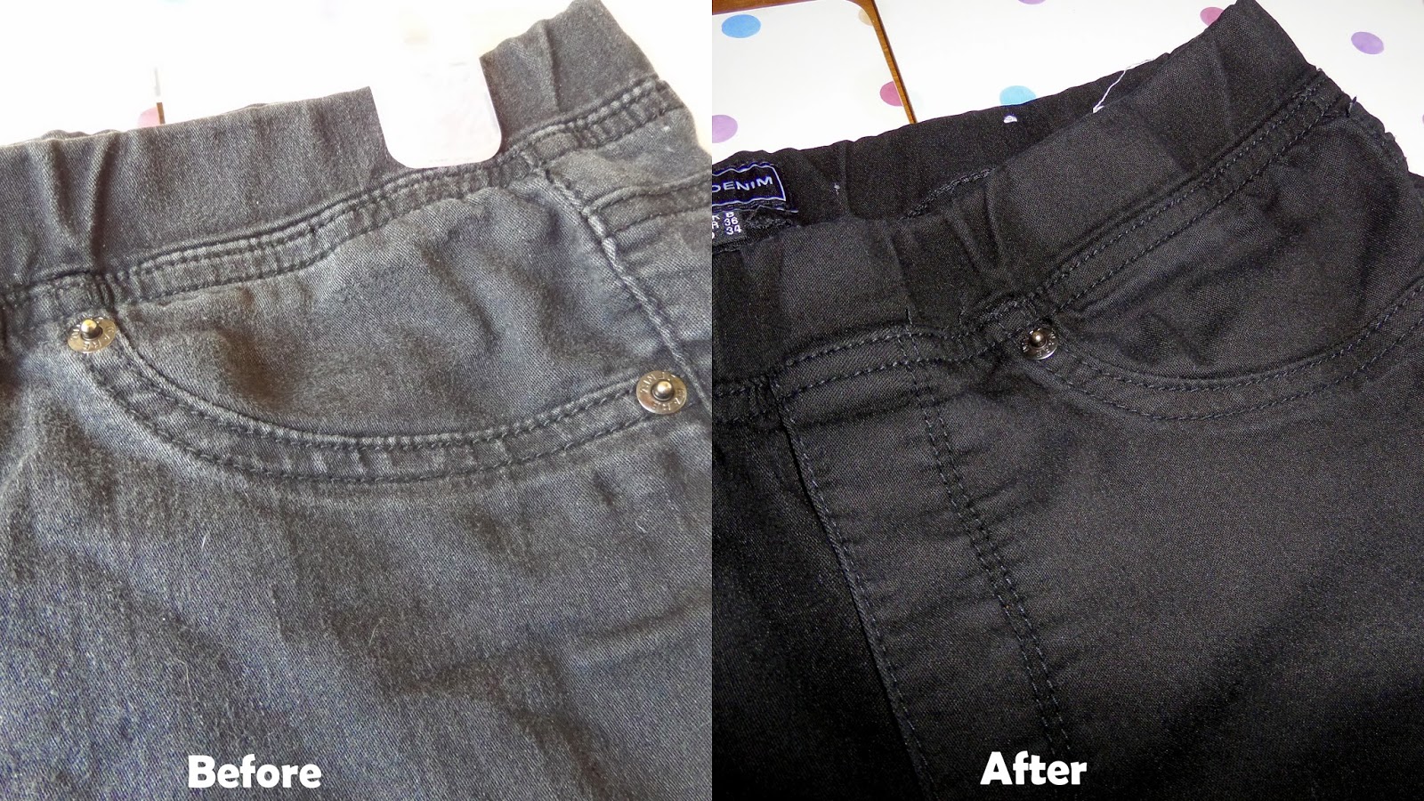 Что делать, если черные джинсы потеряли цвет?