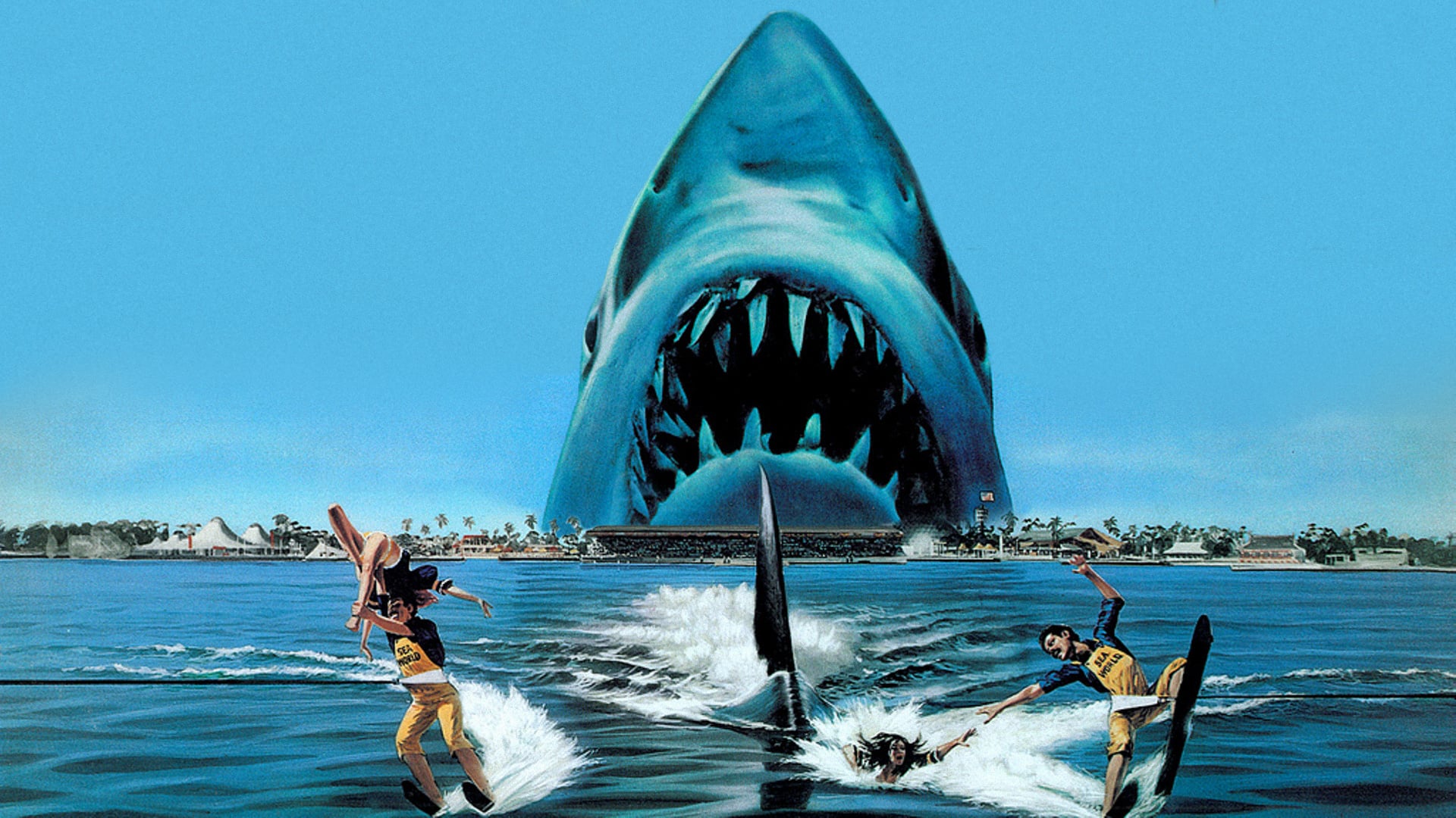 Челюсти трейлер. Jaws 3d 1983.