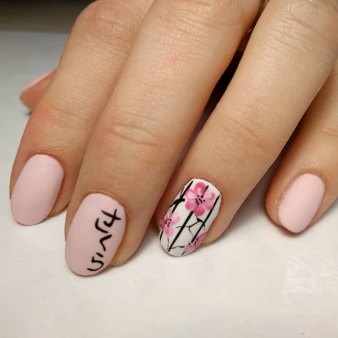 Ногти в японском стиле