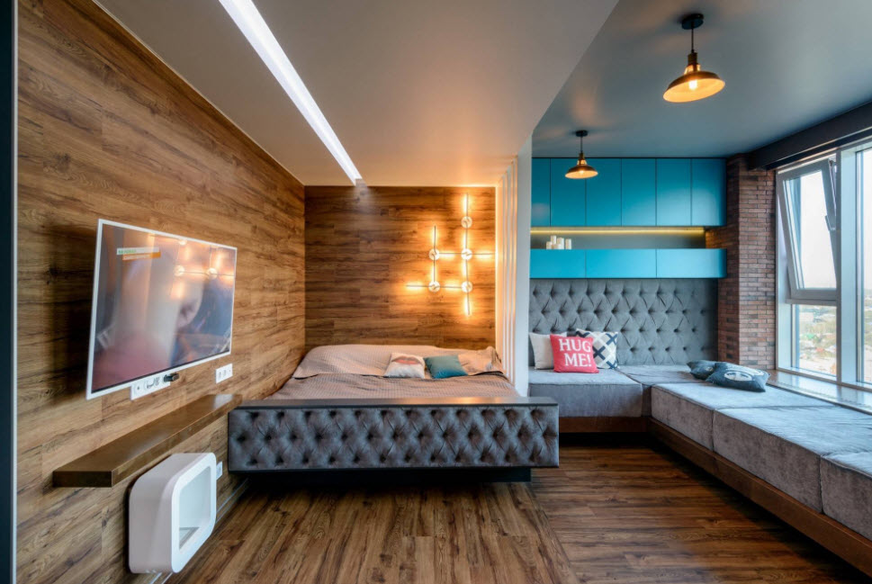 Дизайн гостиной-спальни: особенности планировки и фото готовых решений