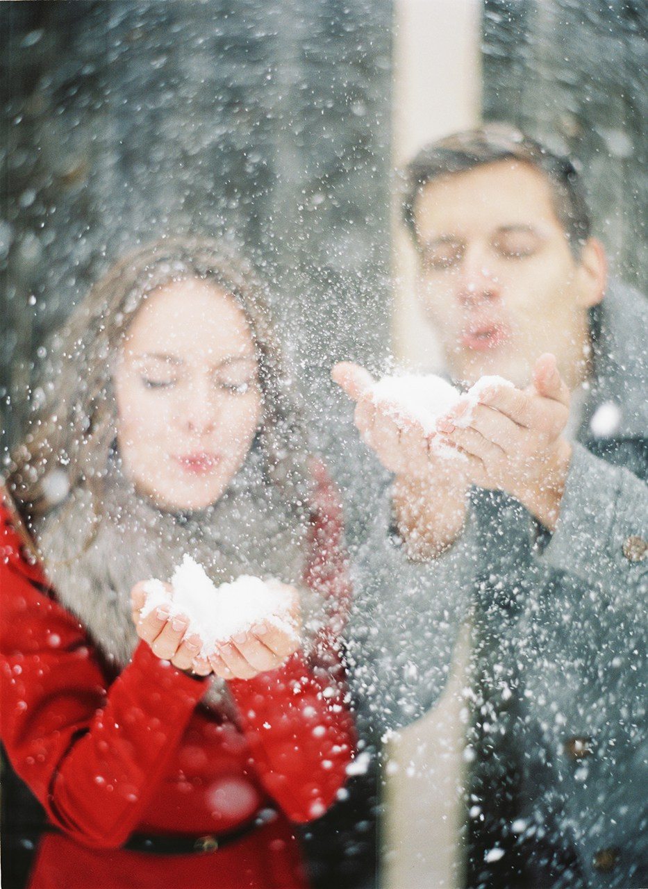 Идеи для фотосъемки love story осенью и зимой
