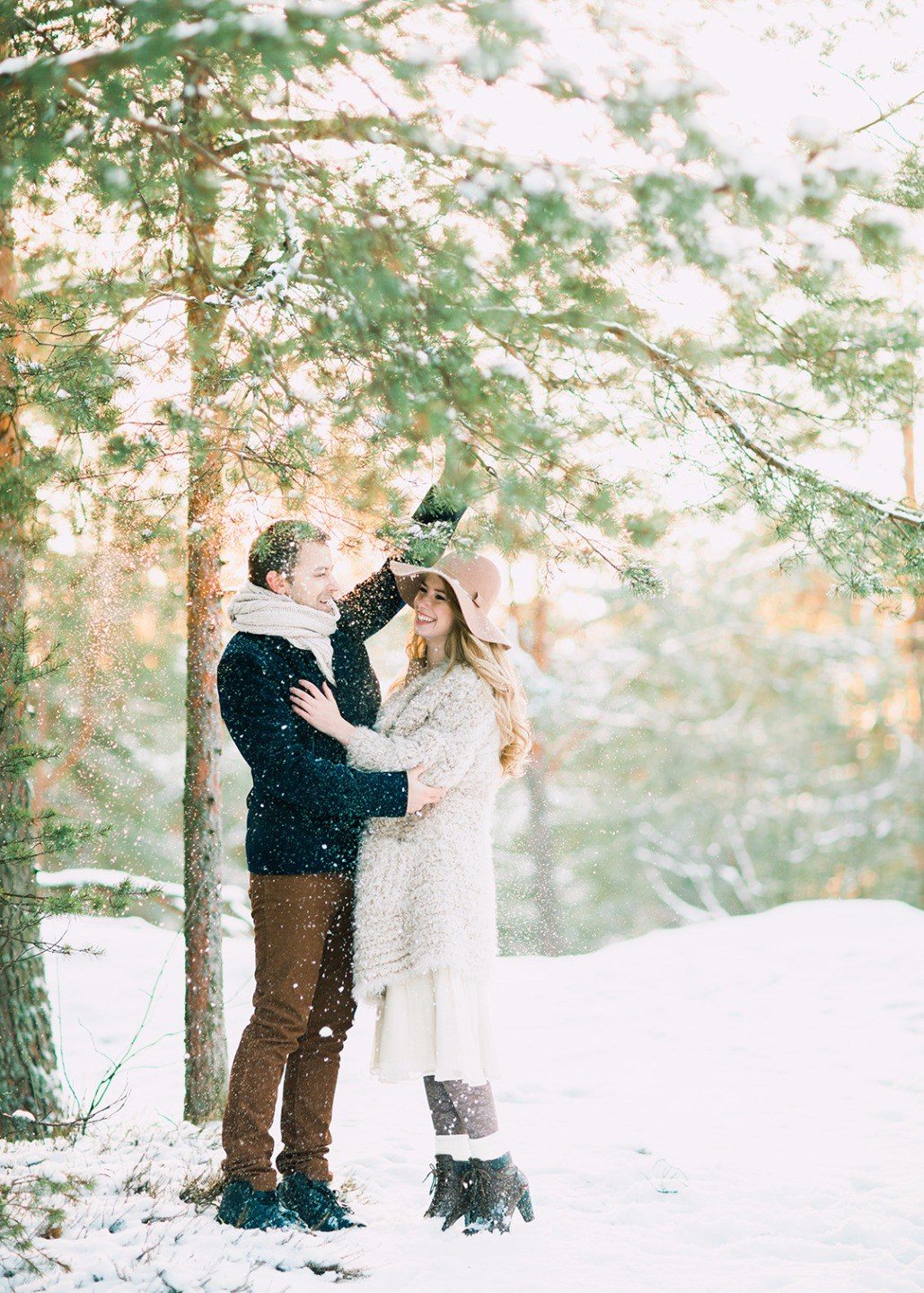 Идеи для фотосъемки love story осенью и зимой