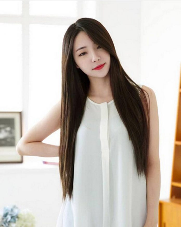 Daddy asian shared long hair