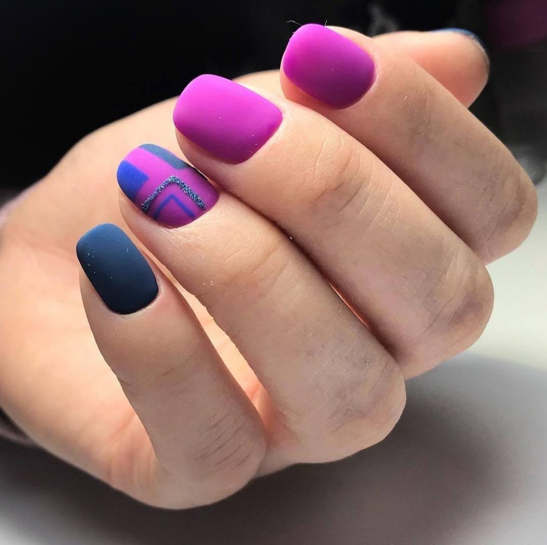 Дизайн ногтей на короткие квадратные ногти фото на лето