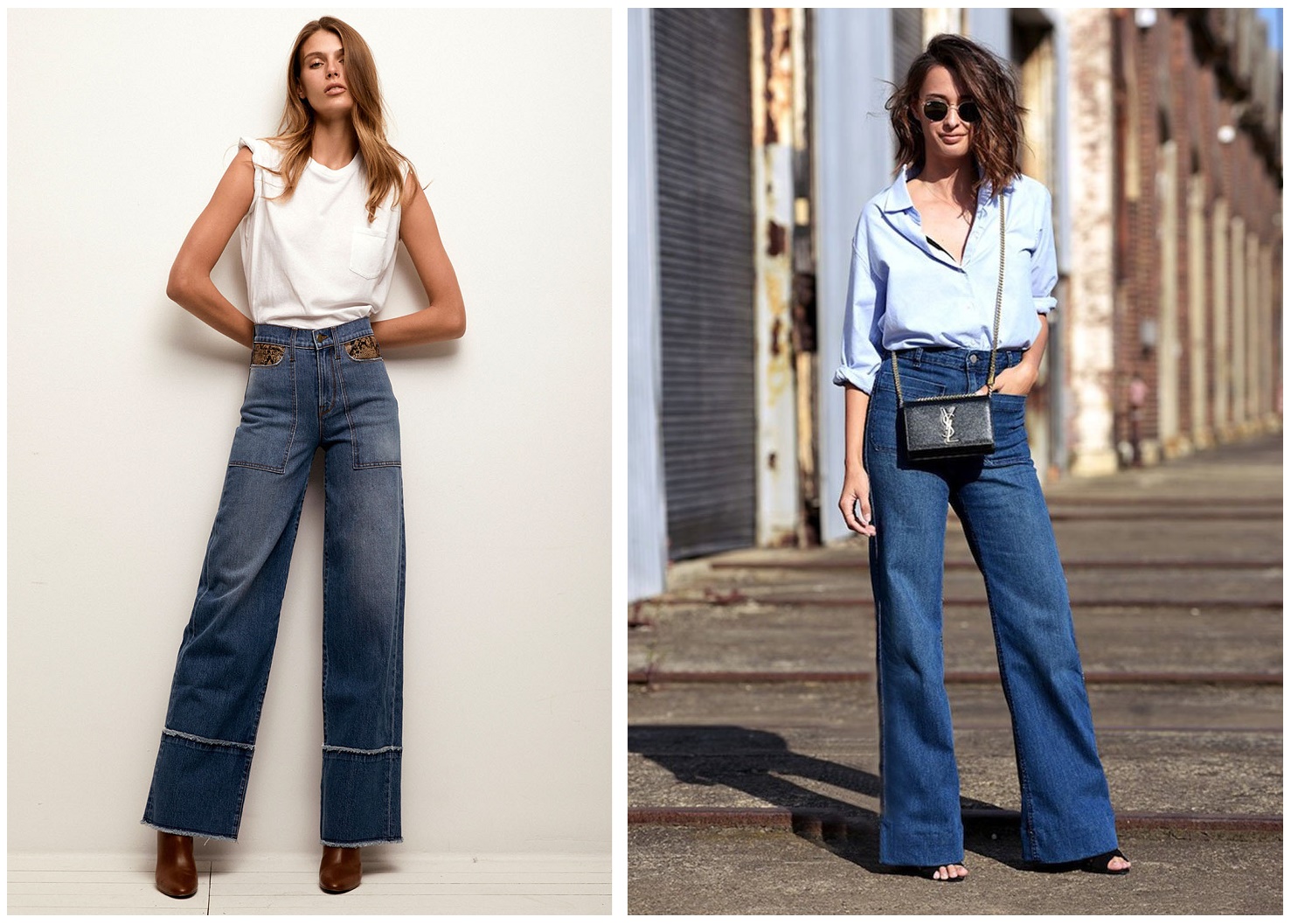 Широкие джинсы модели. Джинсы клеш 2022 тренд. Широкие джинсы. Джинсы от бедра широкие. Джинсы женские широкие от бедра.
