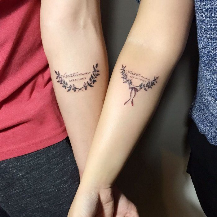Оригинальные татуировки для лучших подруг