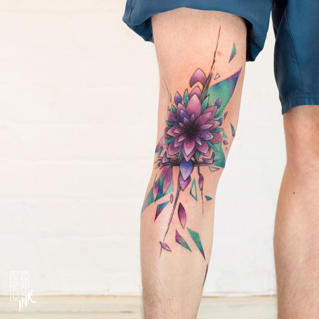 Татуировки на коленях: лучшие примеры и стили на фото