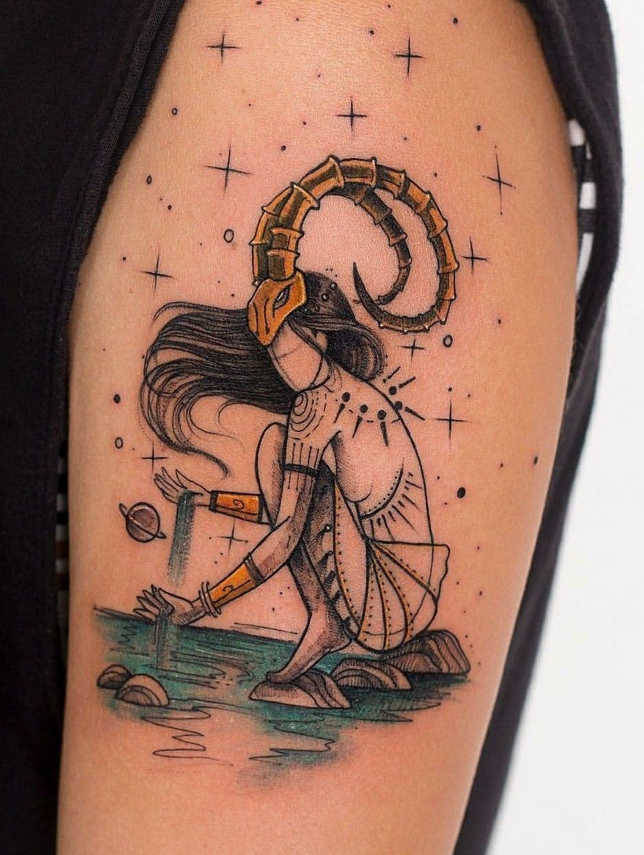 Идеи татуировок со знаком Овен: 70 лучших эскизов для мужчин и женщин