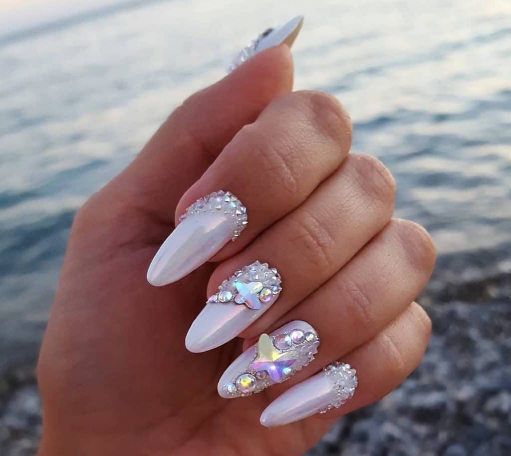 дизайн ногтей с морем