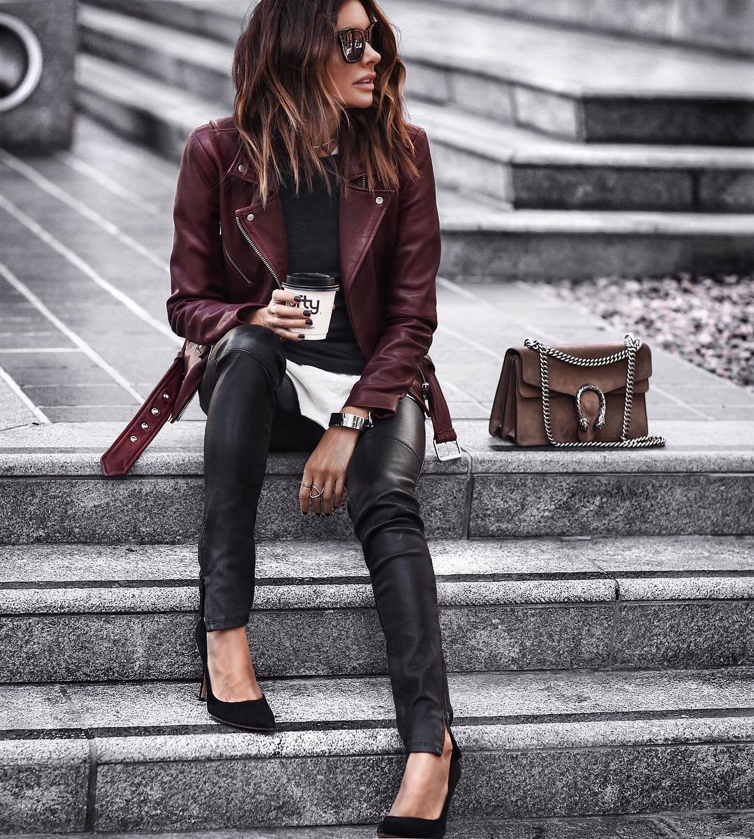 Куртки черные женские модные тенденции