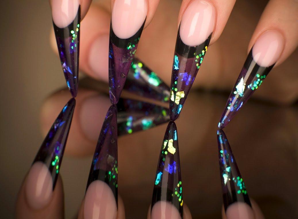 Аквариумный дизайн ногтей: 100 интересных фото на любой случай